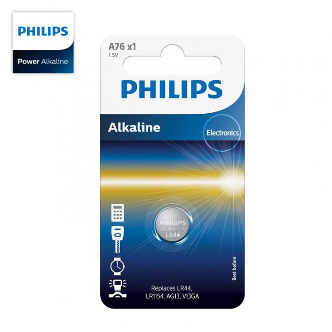 Αλκαλικά Minicells μπαταριών κουμπιών της PHILIPS για την καθημερινή χρήση