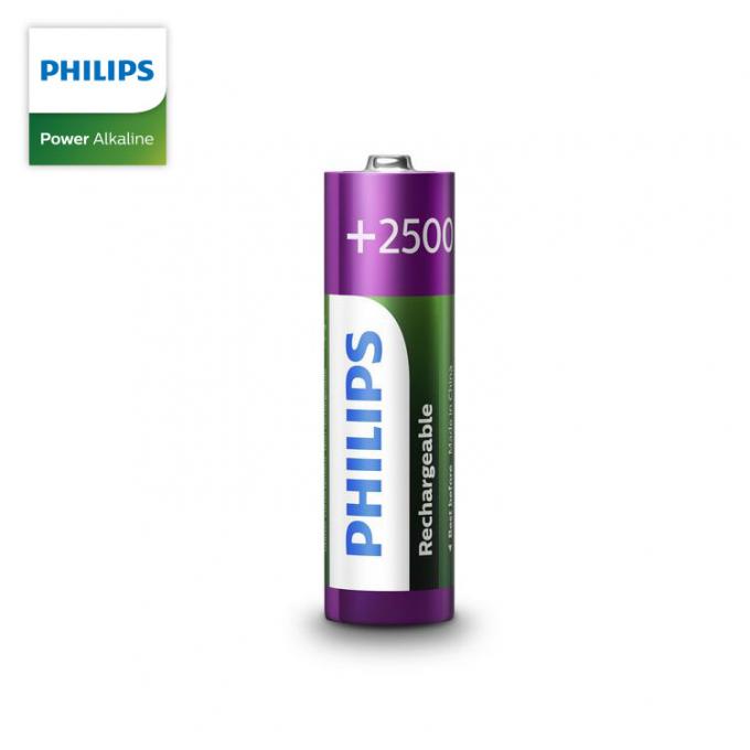 Επαναφορτιζόμενη μπαταρία Νι MH της Philips 1.2V 2450mAh AA για τα ηλεκτρικά παιχνίδια